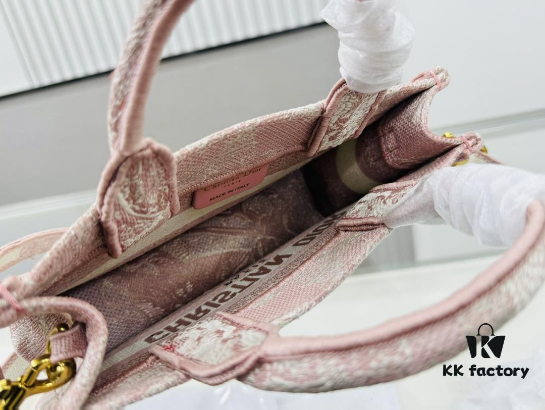 Pink Tiger, Ultra Mini with Shoulder Strap DIOR Book Tote 24 Spring/Summer New Arrival