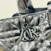 Dior Book Tote Large Oil-Waxed Leather Handbag