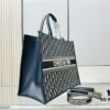 Dior Book Tote24 Early Spring New Arrival, Large Size, Vintage Blue