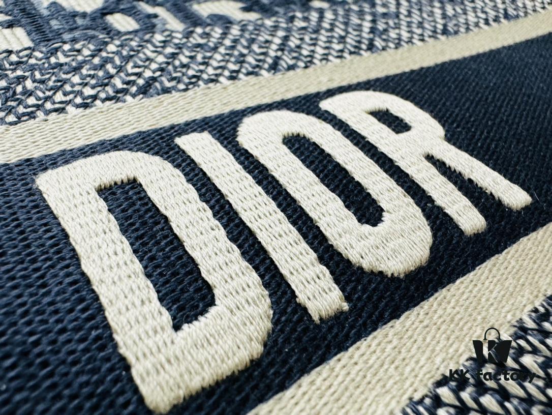 Dior Book Tote24 Early Spring New Arrival, Large Size, Vintage Blue