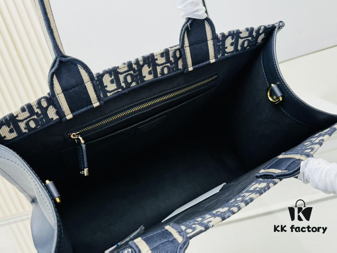 Vintage Blue, Medium Size Dior Book Tote24 Spring Collection New Arrival