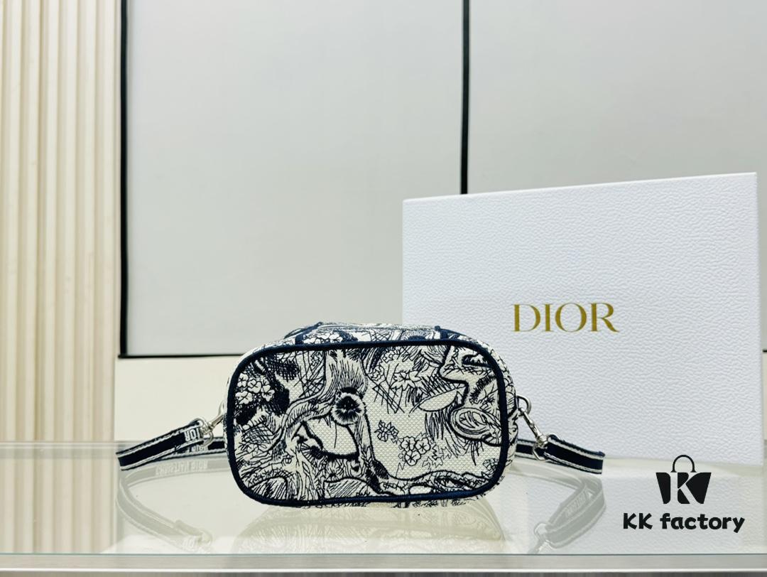 New Embroidered DiorTravel Cosmetic Pouch