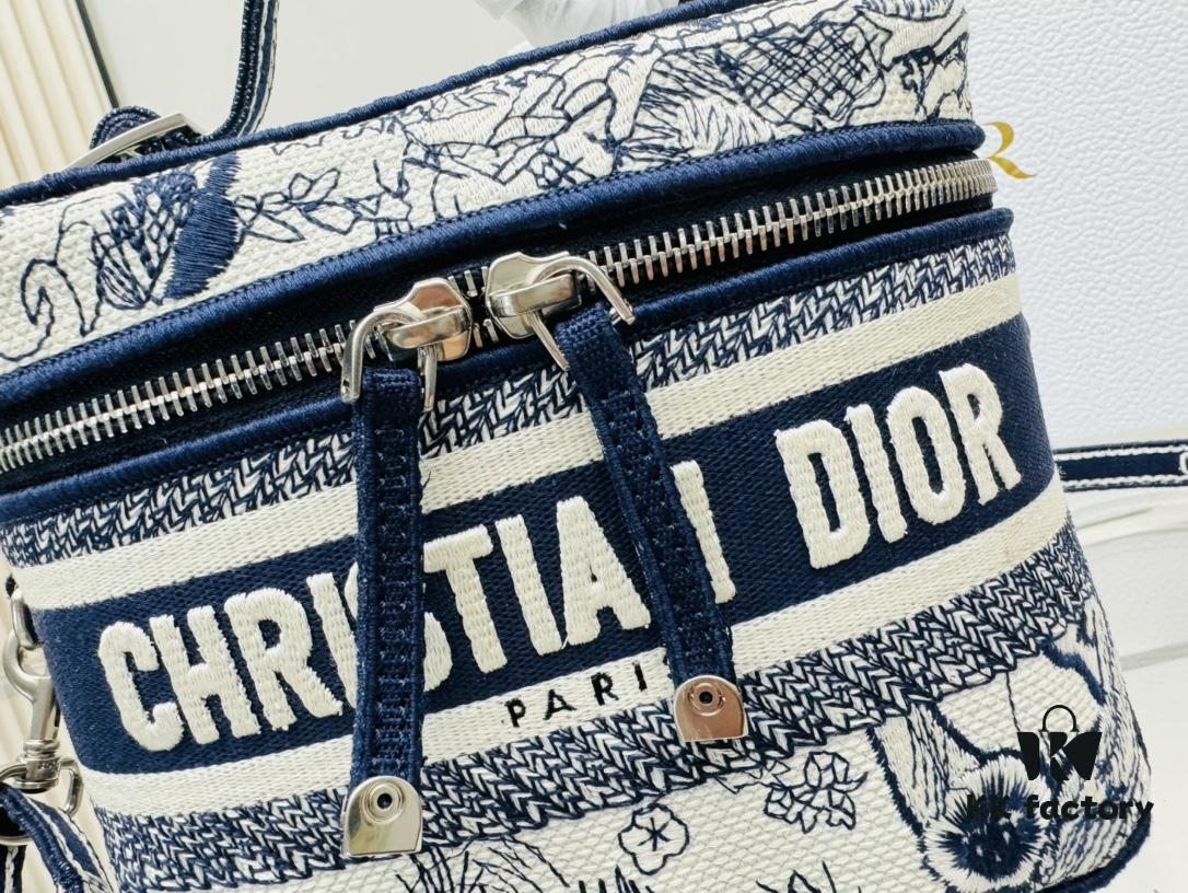 New Embroidered DiorTravel Cosmetic Pouch
