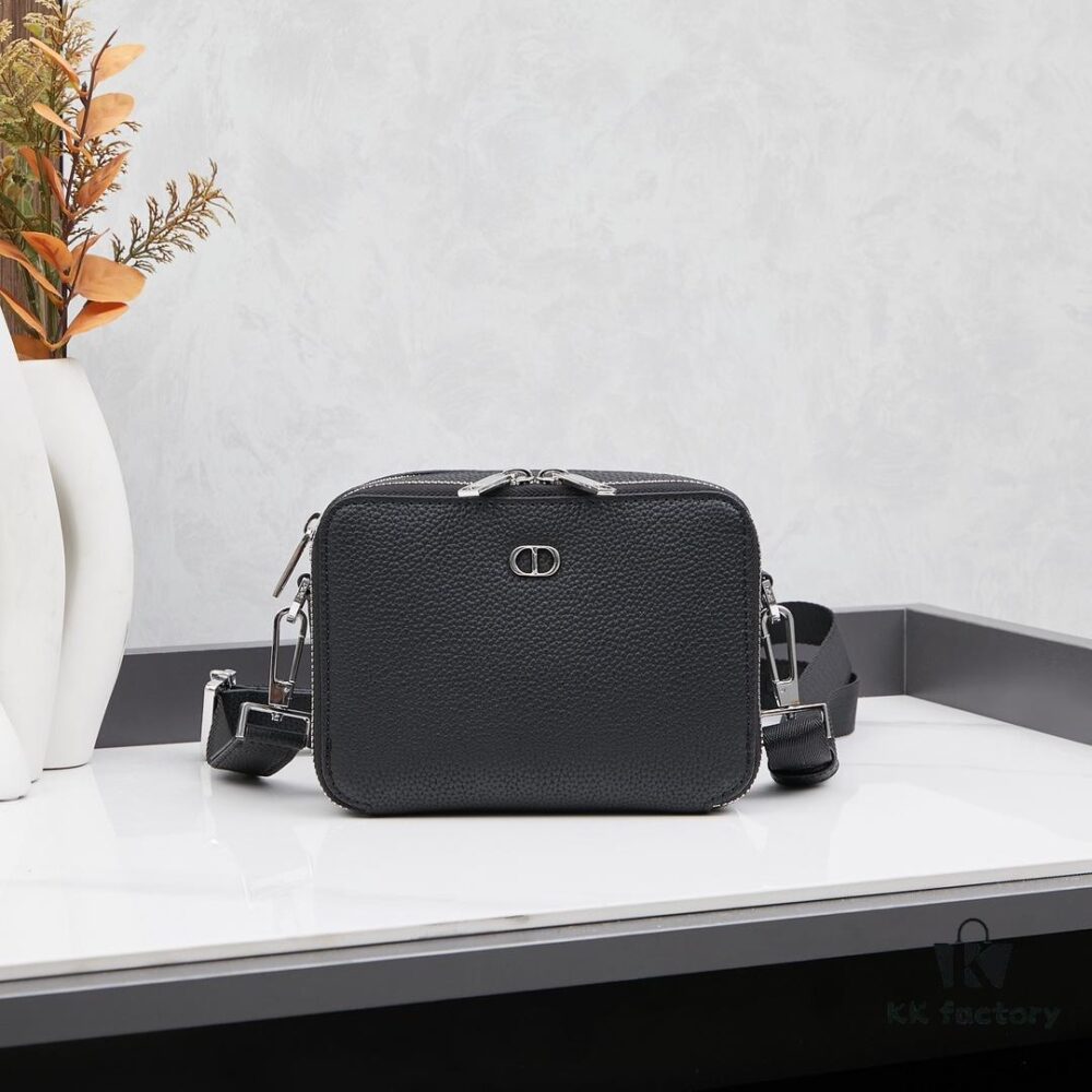 Di0R Oblique 2024 New Double-Zipper Dior Camera Bag with Box