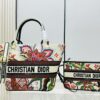 Dior Market Tote with Shoulder Strap and Mini Bag
