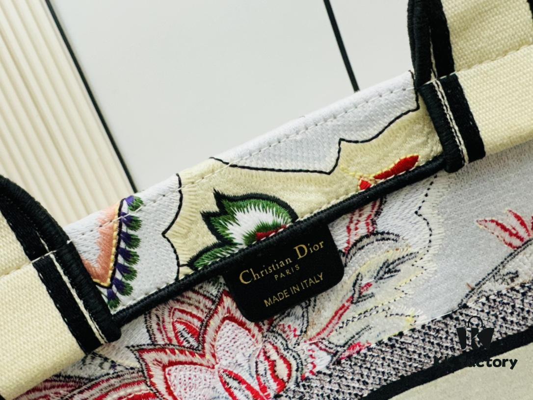 Dior Market Tote with Shoulder Strap and Mini Bag