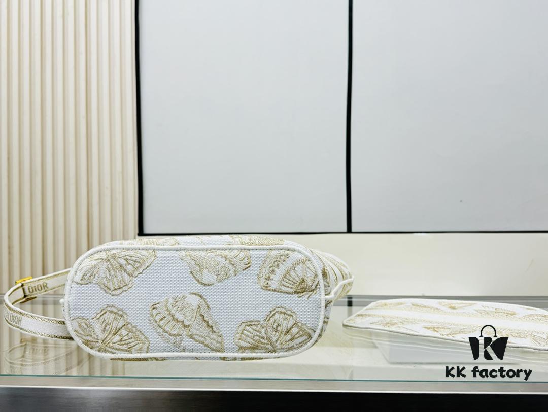 Dior Market Tote with Shoulder Strap and Mini Bag