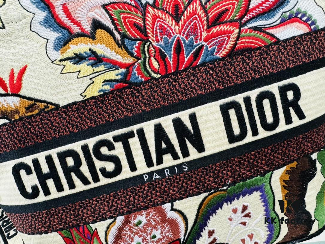 Dior Market Tote with Shoulder Strap and Mini Bag