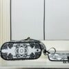 Dior Market Tote Bag with Shoulder Strap and Mini Pouch