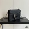 Authentic Shot #421970 Black Leather Dionysus Series Bag
