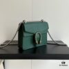 Authentic Shot #421970 Green Leather Dionysus Series Bag