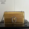 Upgraded Version Real Shot # Gold Full Leather Model 400249 Size 28x18x9cm