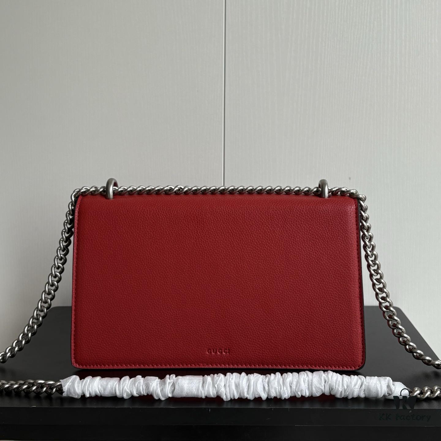 Upgraded Version Real Shot # Model: 400249 Red Full Leather Size: 28✖️18✖️9cm