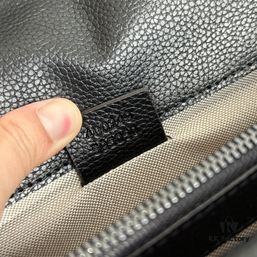 Newly Upgraded Dionysus Series Black Full Leather Bag #400249