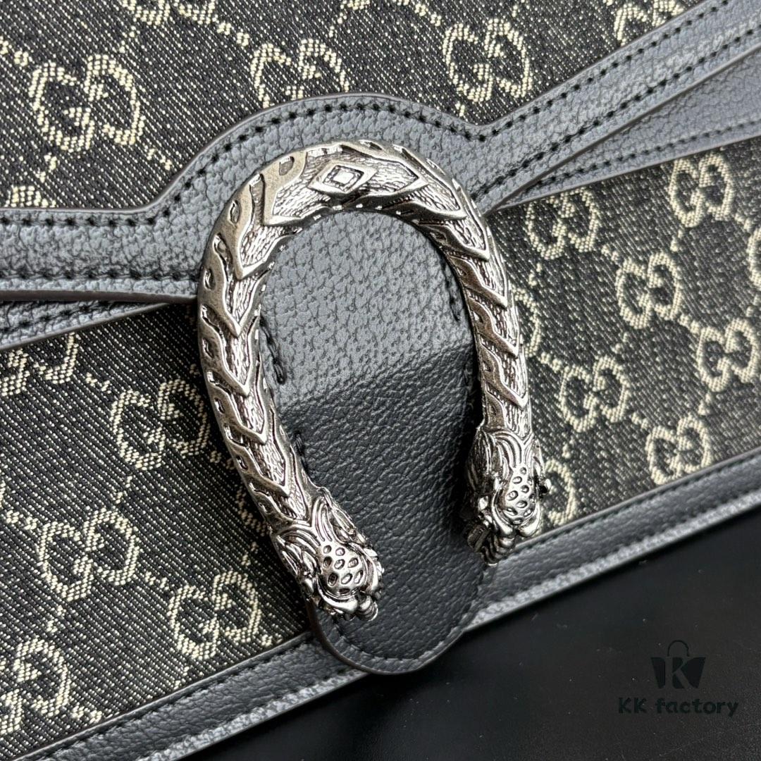 Newly Upgraded Dionysus Series Black Denim Bag #400249