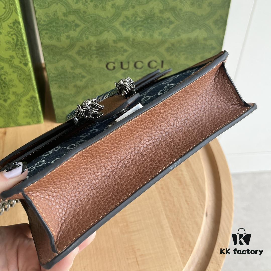 Authentic Shot #421970 Blue Denim Dionysus Series Bag