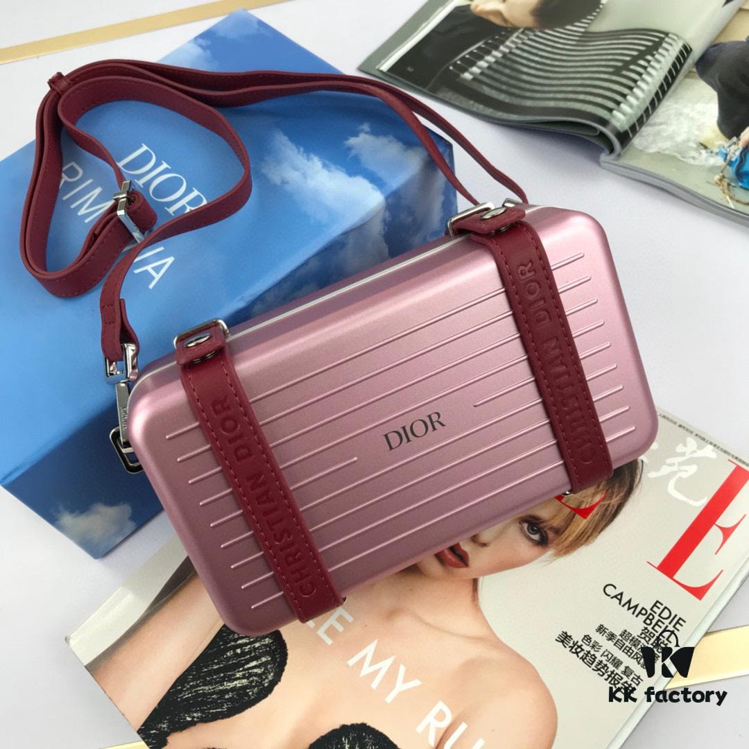 DIOᖇ🎉🎉 & RIMOWA Collaborative Limited Edition Mini Luggage Bag