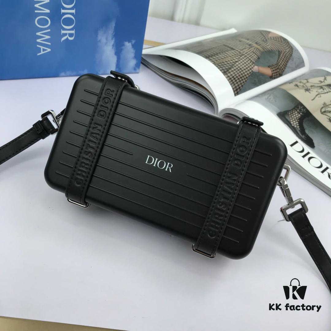 DIOᖇ 🎉🎉 & RIMOWA Limited Edition Collaborative Mini Luggage Crossbody Bag