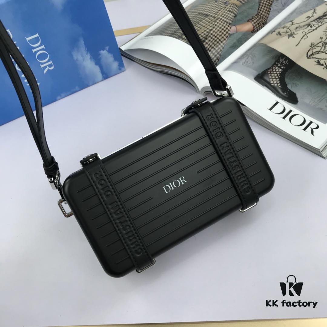 DIOᖇ 🎉🎉 & RIMOWA Limited Edition Collaborative Mini Luggage Crossbody Bag