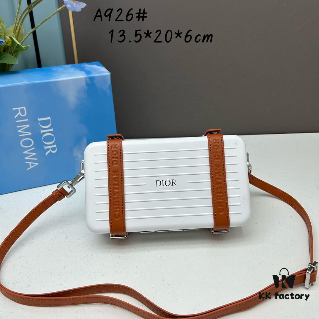 DIOᖇ 🎉🎉 x RIMOWA Limited Edition Mini Luggage Crossbody Bag