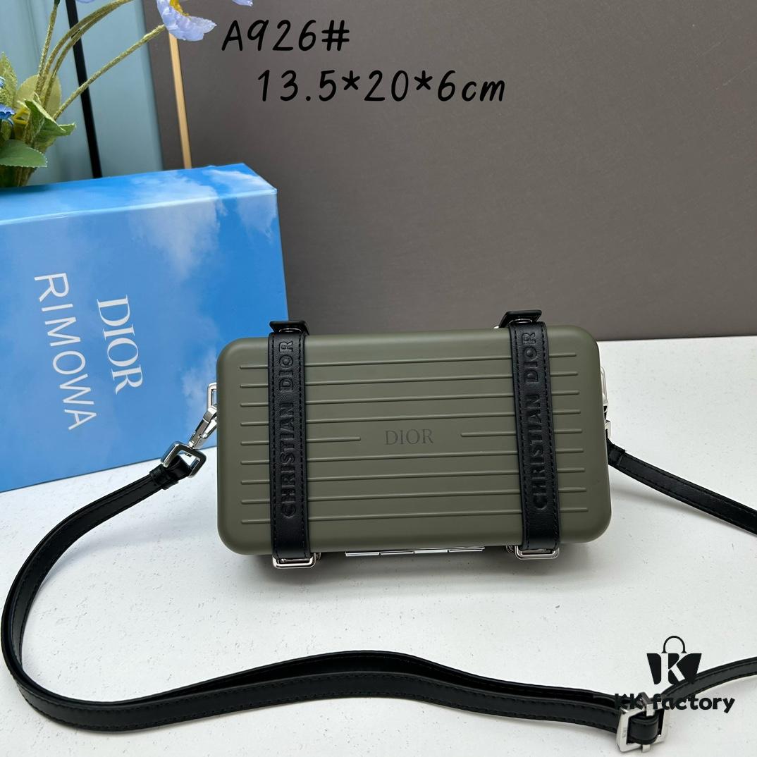 DIOᖇ 🎉🎉 x RIMOWA Limited Edition Mini Luggage Crossbody Bag