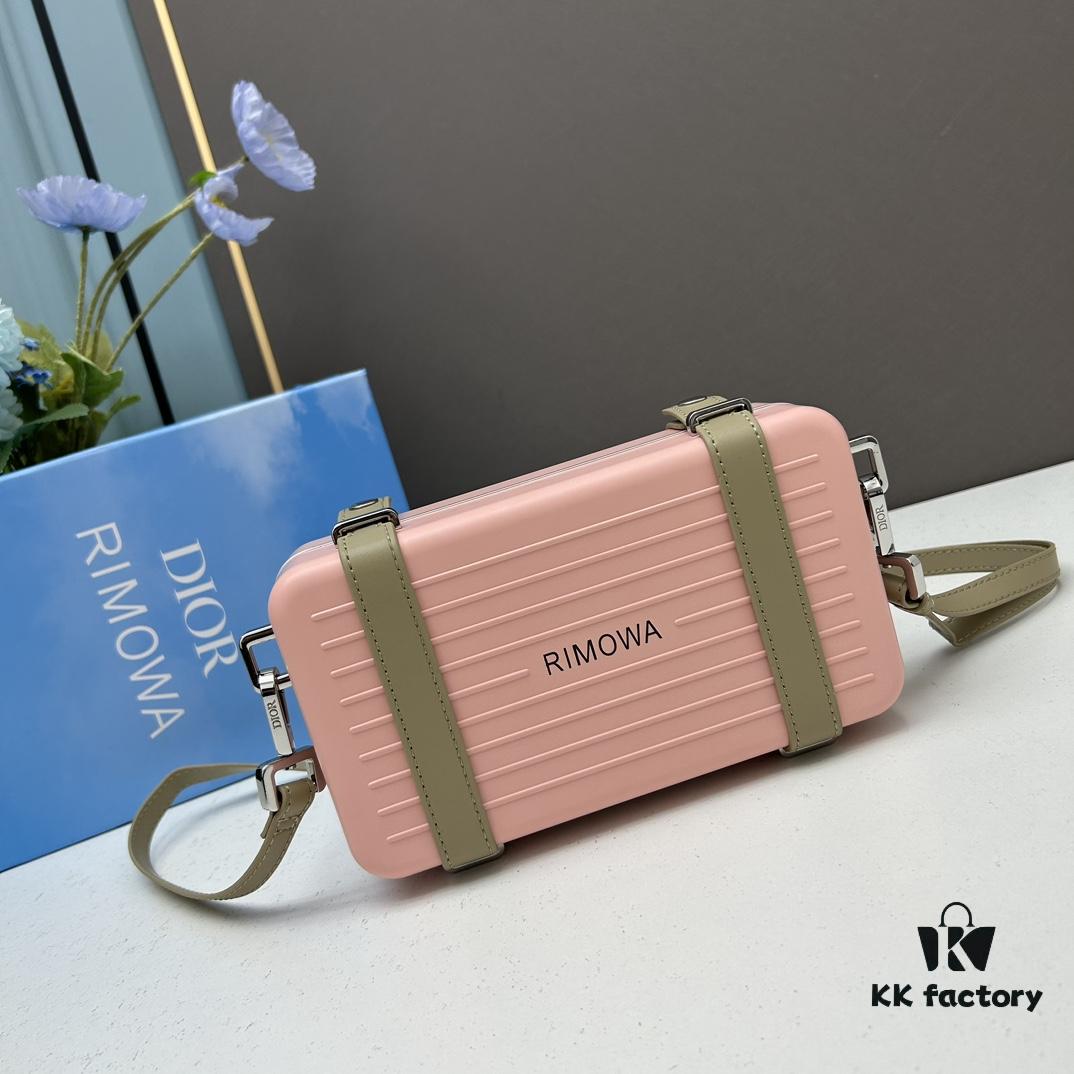 DIOᖇ 🎉🎉 & RIMOWA Limited Edition Collaborative Mini Luggage Crossbody Bag
