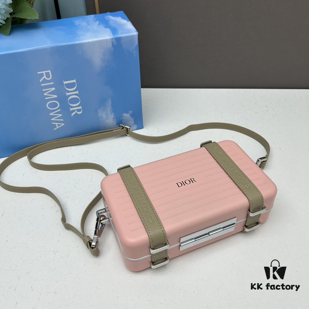 DIOᖇ 🎉🎉 & RIMOWA Limited Edition Collaborative Mini Luggage Crossbody Bag