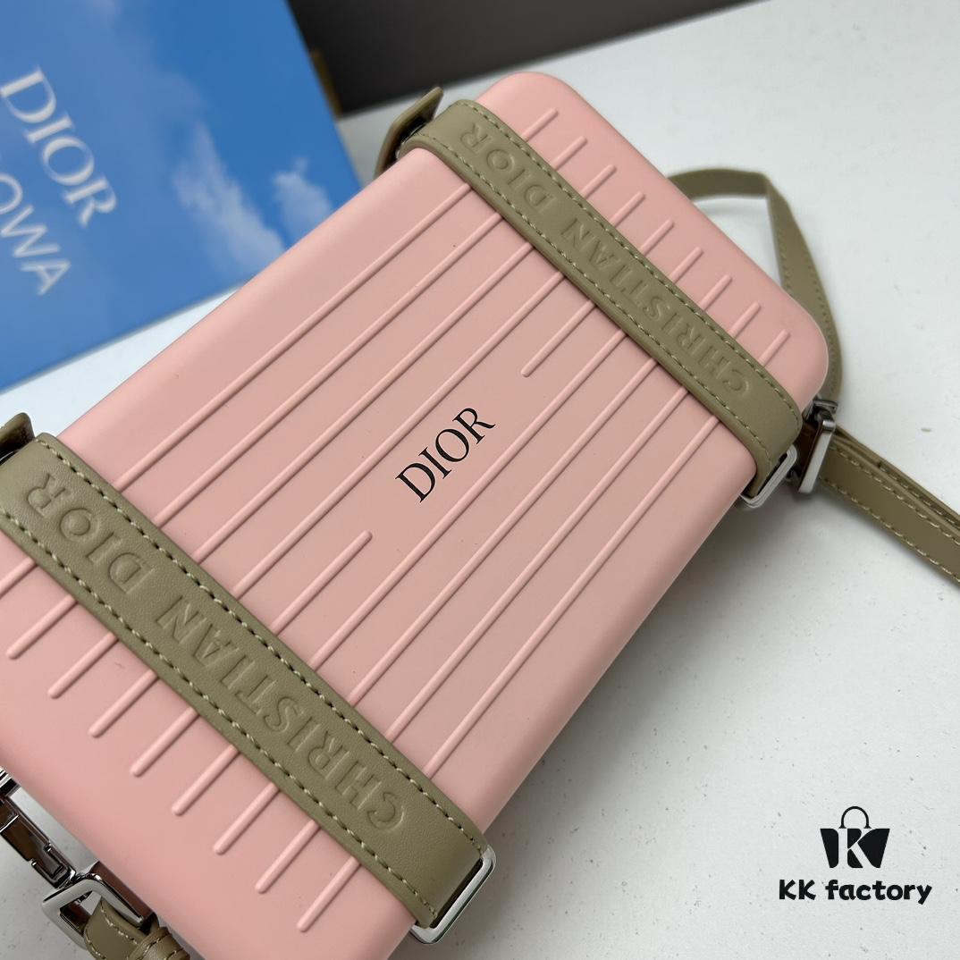 DIOᖇ 🎉🎉 & RIMOWA Limited Edition Collaborative Mini Luggage Crossbody Bag