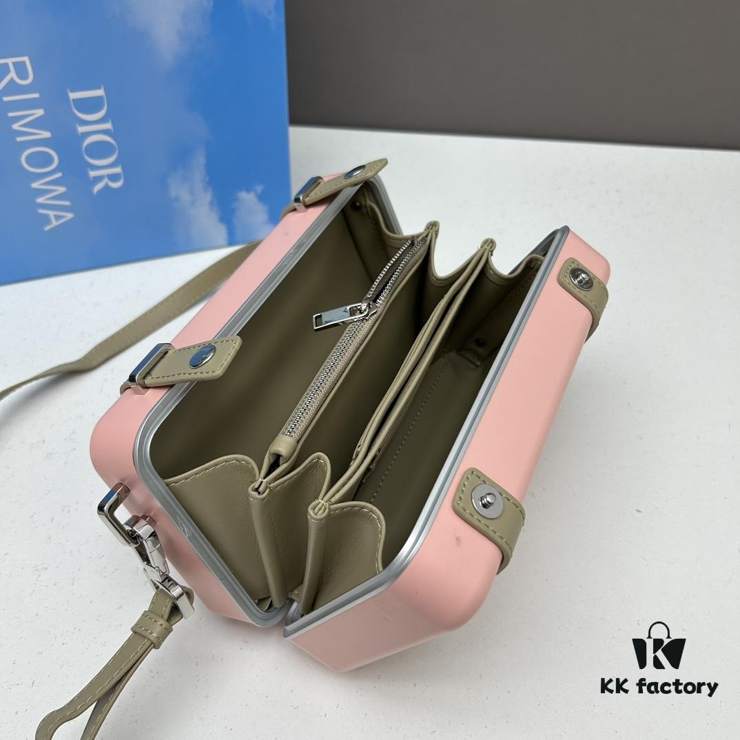 DIOᖇ 🎉🎉 & RIMOWA Limited Edition Collaborative Mini Luggage Crossbody Bag