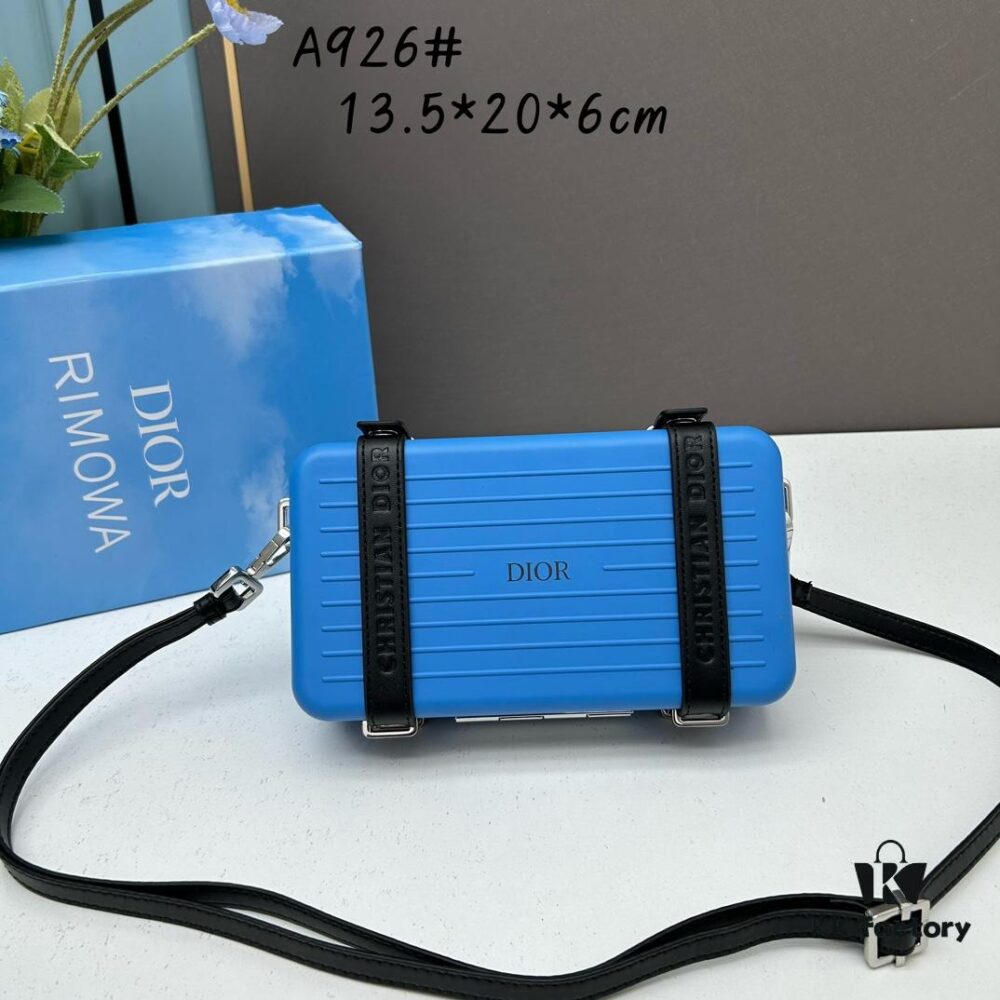 DIOᖇ 🎉🎉 & RIMOWA Limited Edition Collaborative Mini Luggage Crossbody Bag