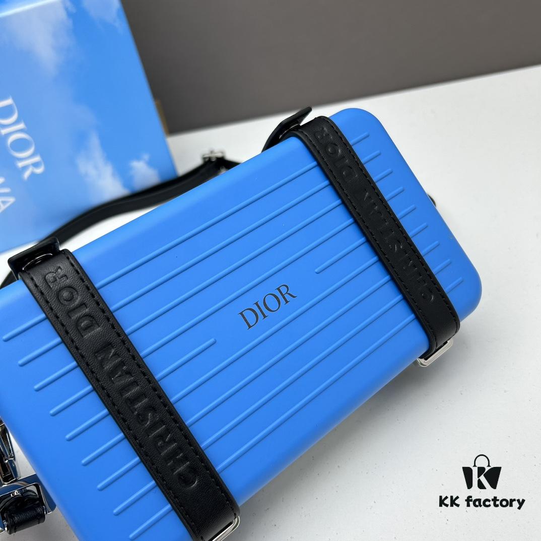 DIOᖇ 🎉🎉 & RIMOWA Limited Edition Collaborative Mini Luggage Crossbody Bag