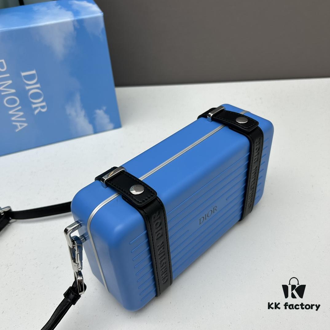 DIOᖇ 🎉🎉 & RIMOWA Limited Edition Collaborative Mini Luggage Crossbody Bag