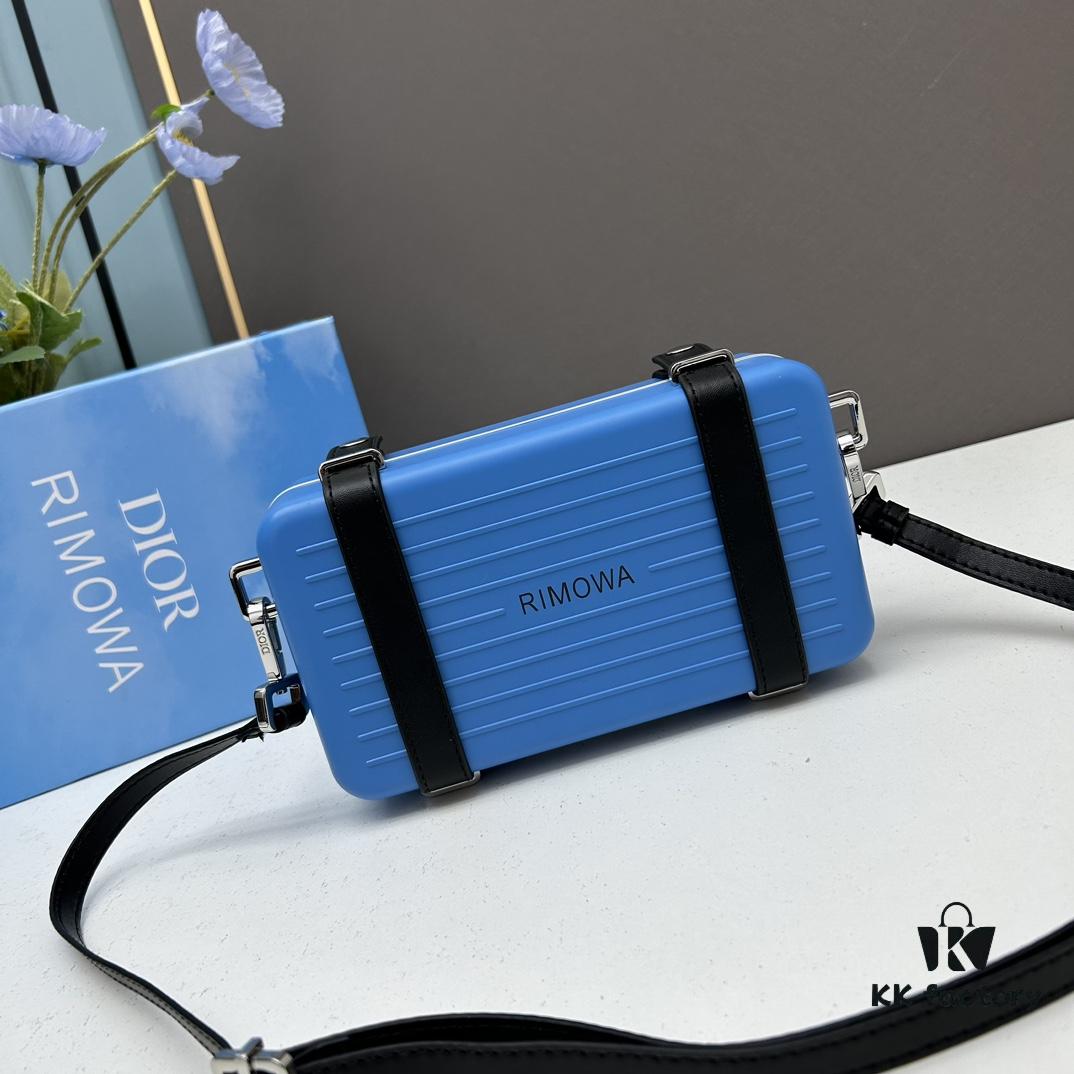 DIOᖇ 🎉🎉 & RIMOWA Limited Edition Collaborative Mini Luggage Crossbody Bag