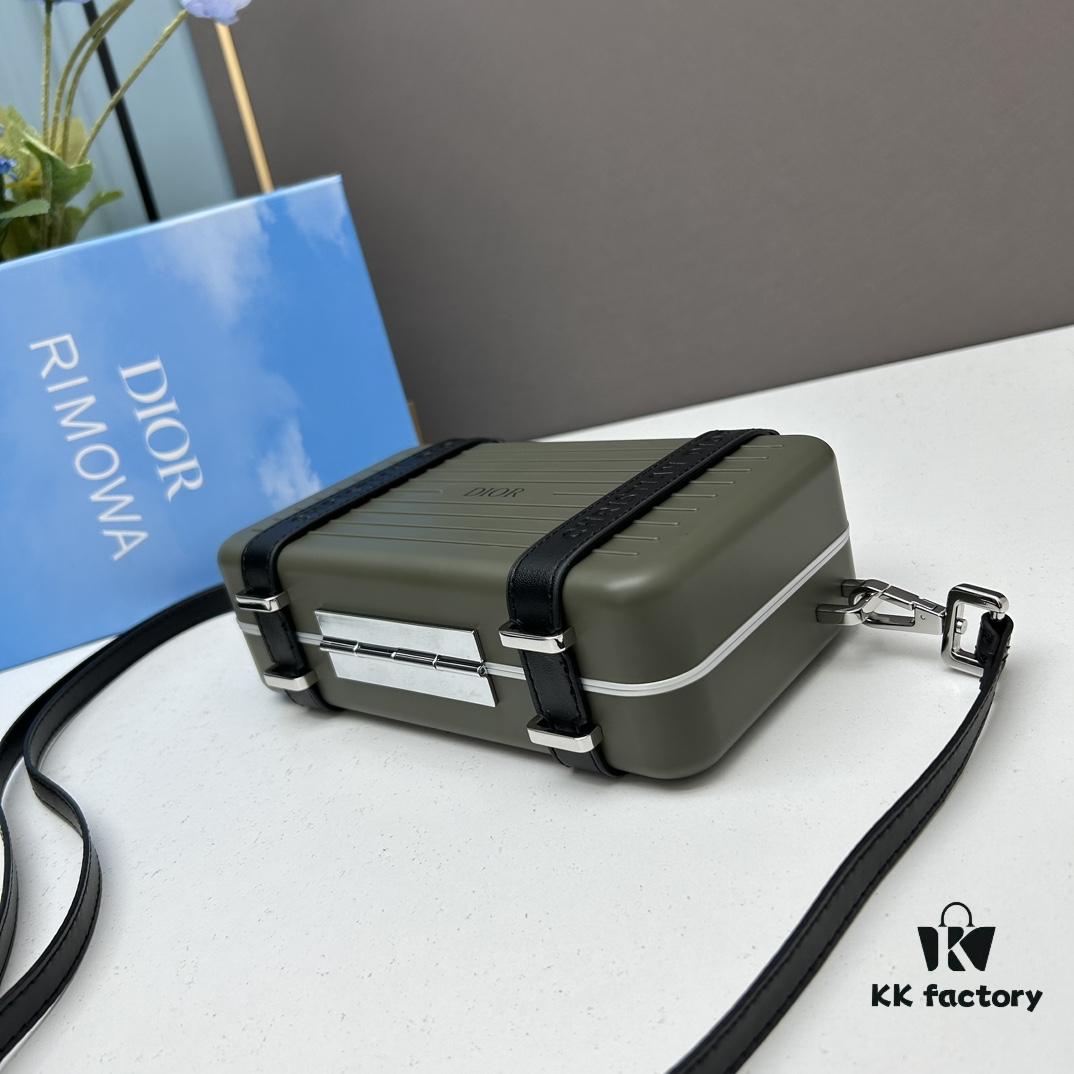 DIOᖇ🎉🎉 & RIMOWA Limited Edition Collaborative Mini Luggage Crossbody Bag