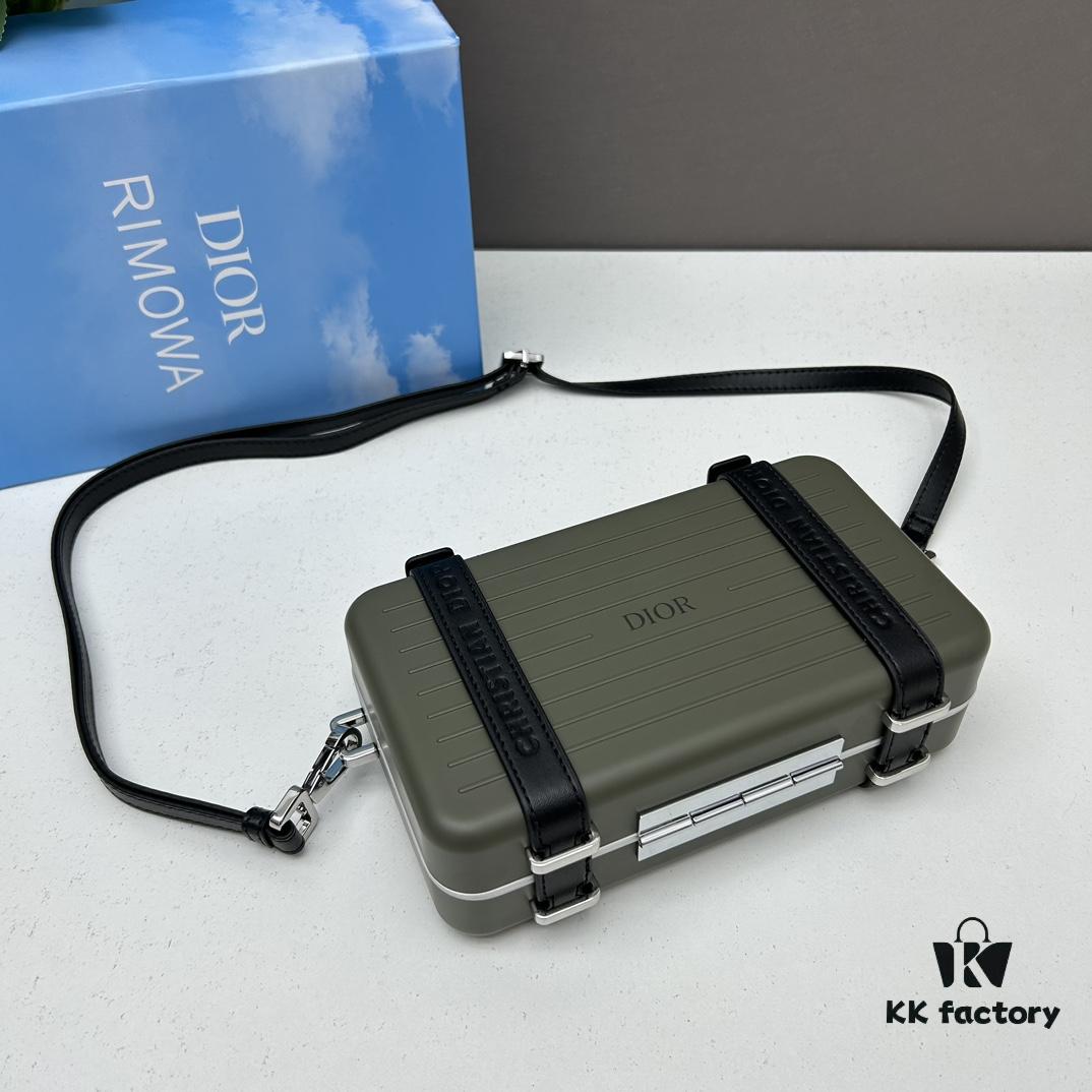 DIOᖇ🎉🎉 & RIMOWA Limited Edition Collaborative Mini Luggage Crossbody Bag