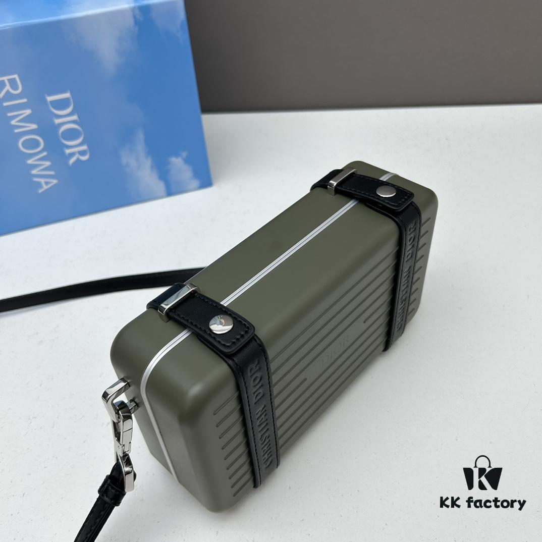 DIOᖇ🎉🎉 & RIMOWA Limited Edition Collaborative Mini Luggage Crossbody Bag