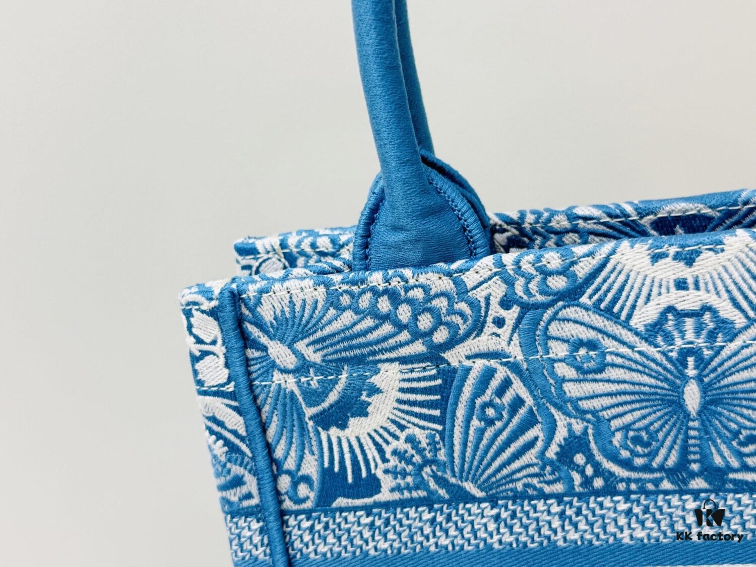 Authentic Thick Fabric Warning  ️ Small Size Book Tote