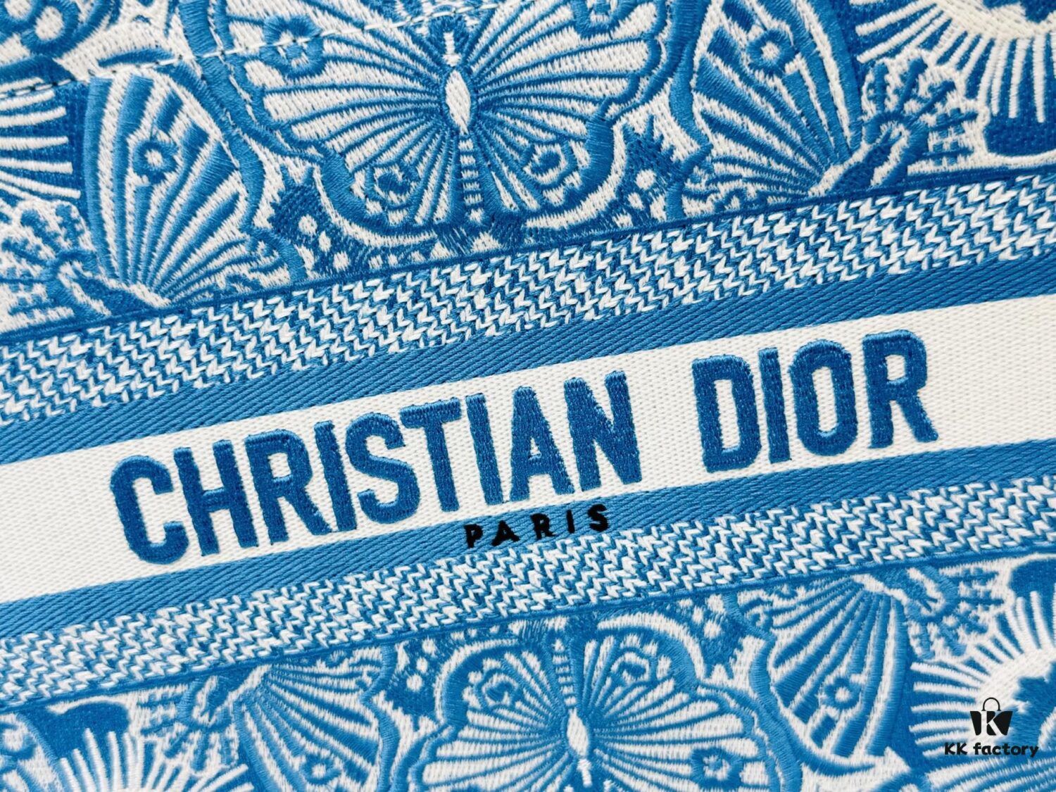 Authentic Thick Fabric Warning  ️ Small Size Book Tote