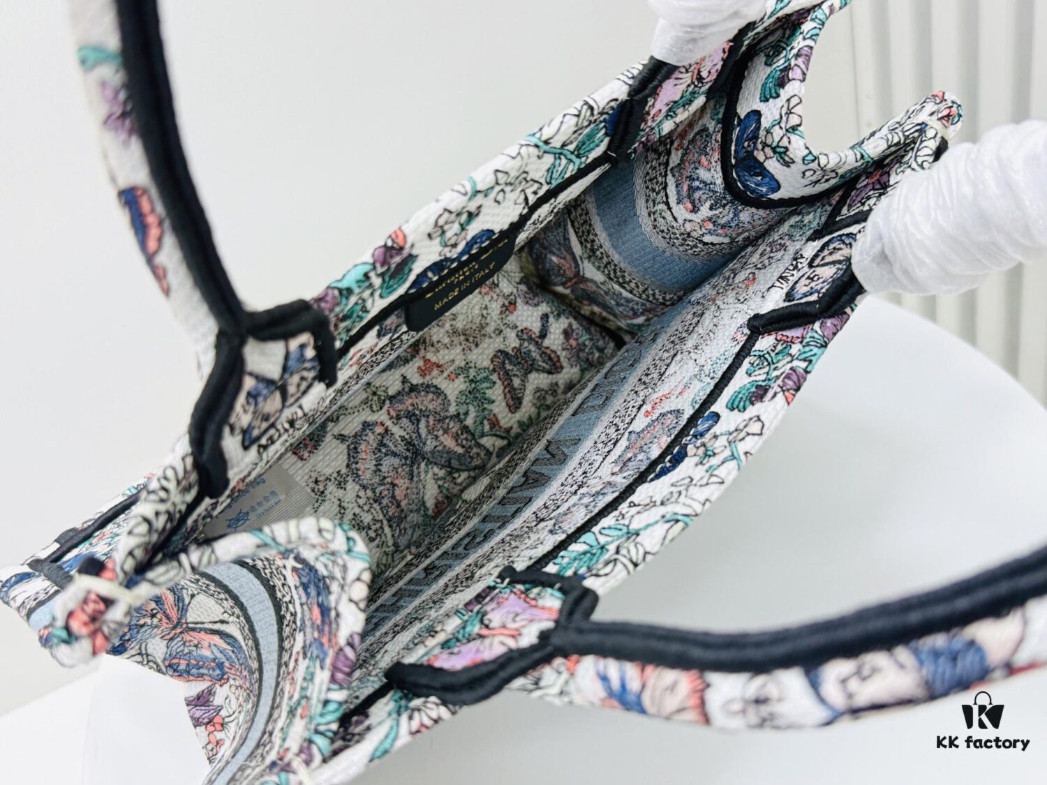 Authentic Thick Fabric Warning  ️ Small Size 'Book Tote'