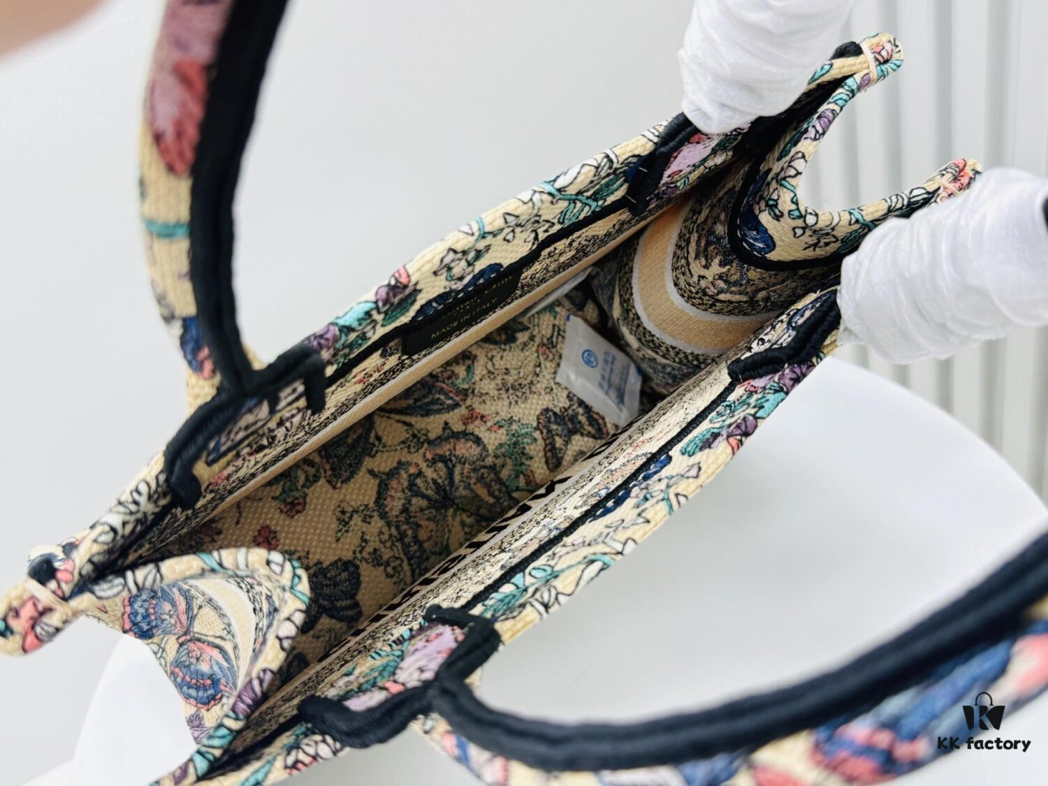 Authentic Thick Fabric Warning  ️ Small Size 'Book Tote'