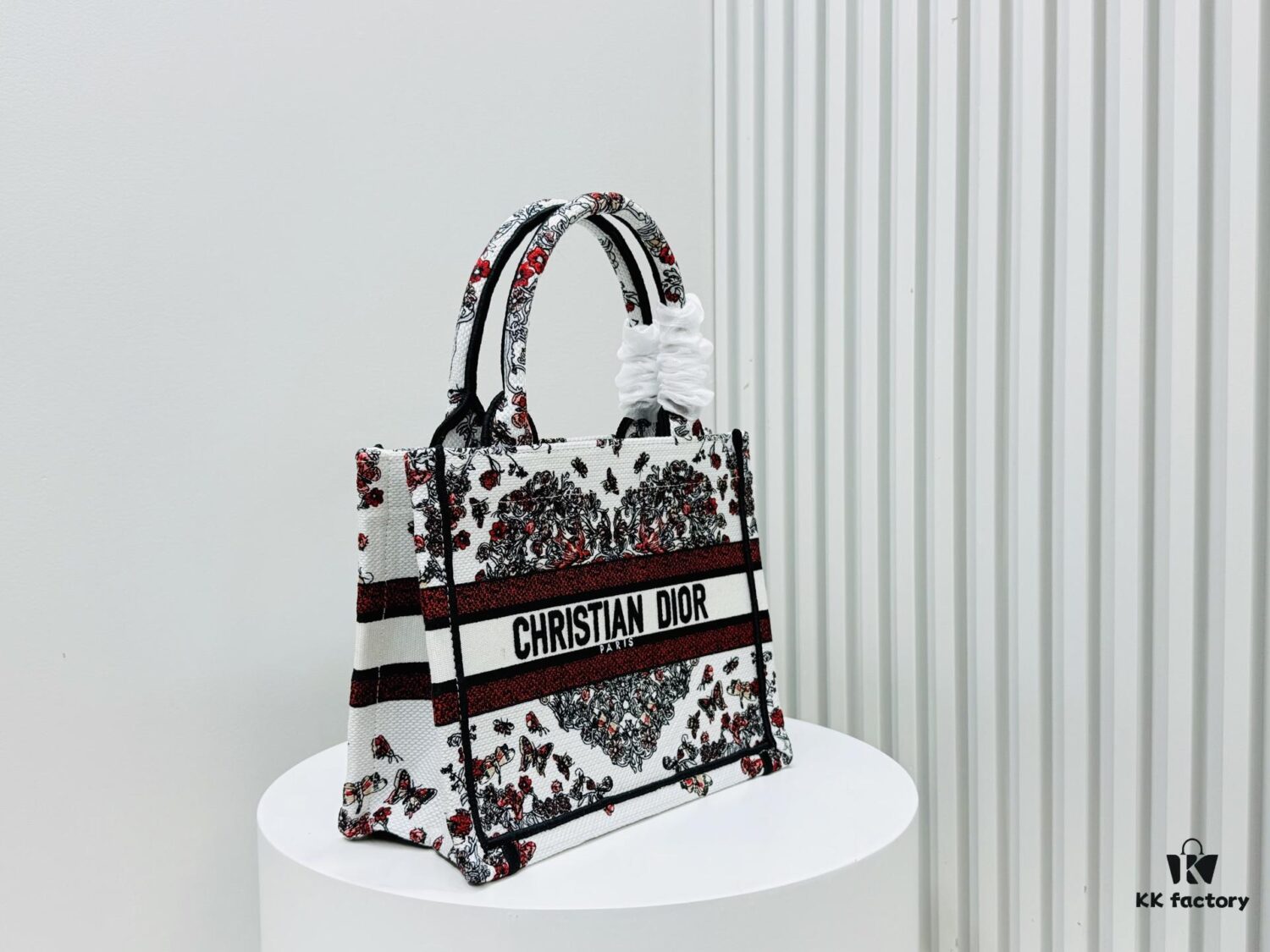 Authentic Thick Fabric Warning  ️ Small Size Book Tote