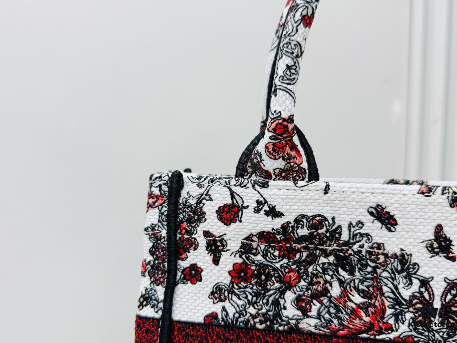 Authentic Thick Fabric Warning  ️ Small Size Book Tote