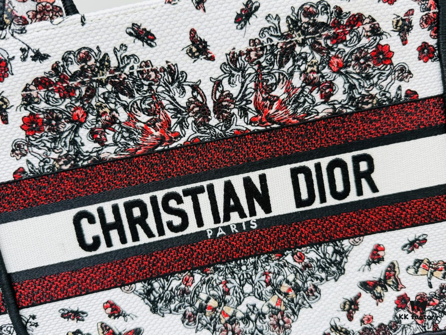 Authentic Thick Fabric Warning  ️ Small Size Book Tote