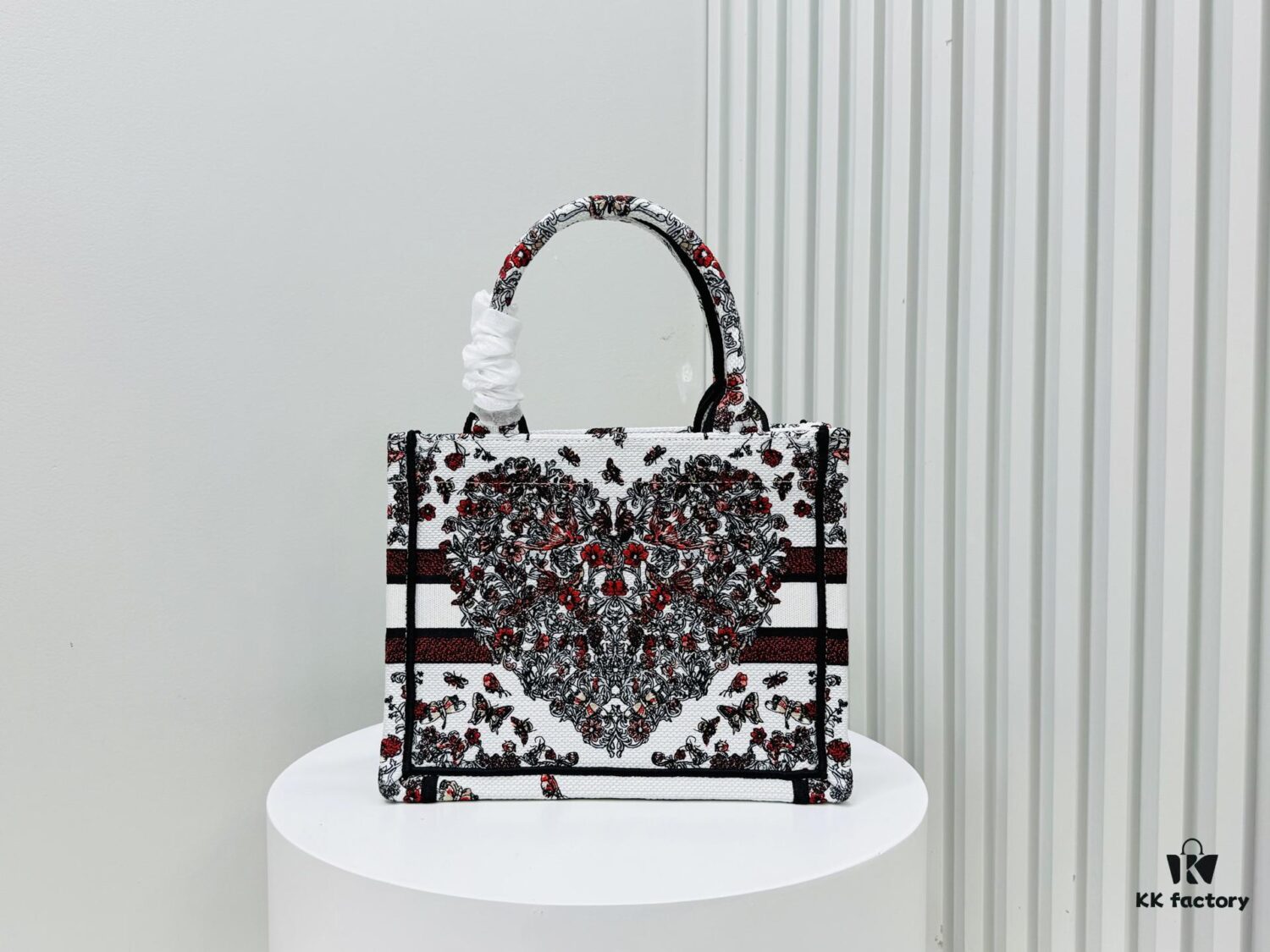 Authentic Thick Fabric Warning  ️ Small Size Book Tote