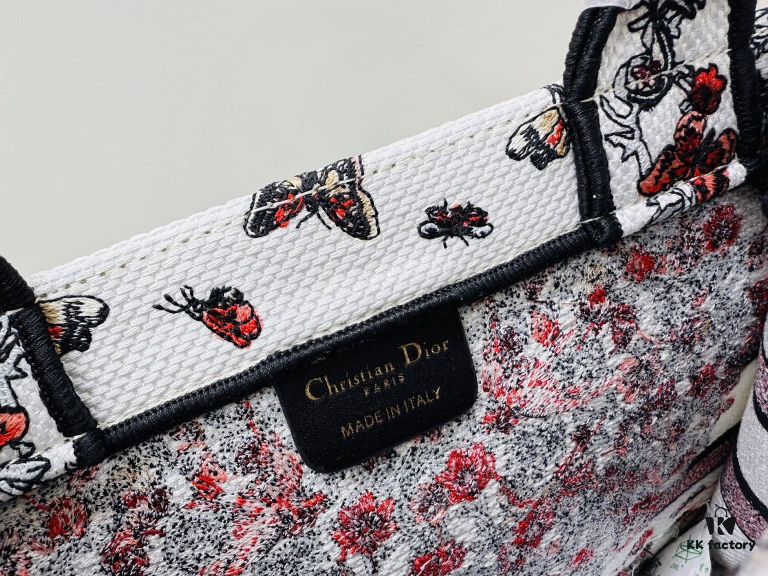 Authentic Thick Fabric Warning  ️ Small Size Book Tote