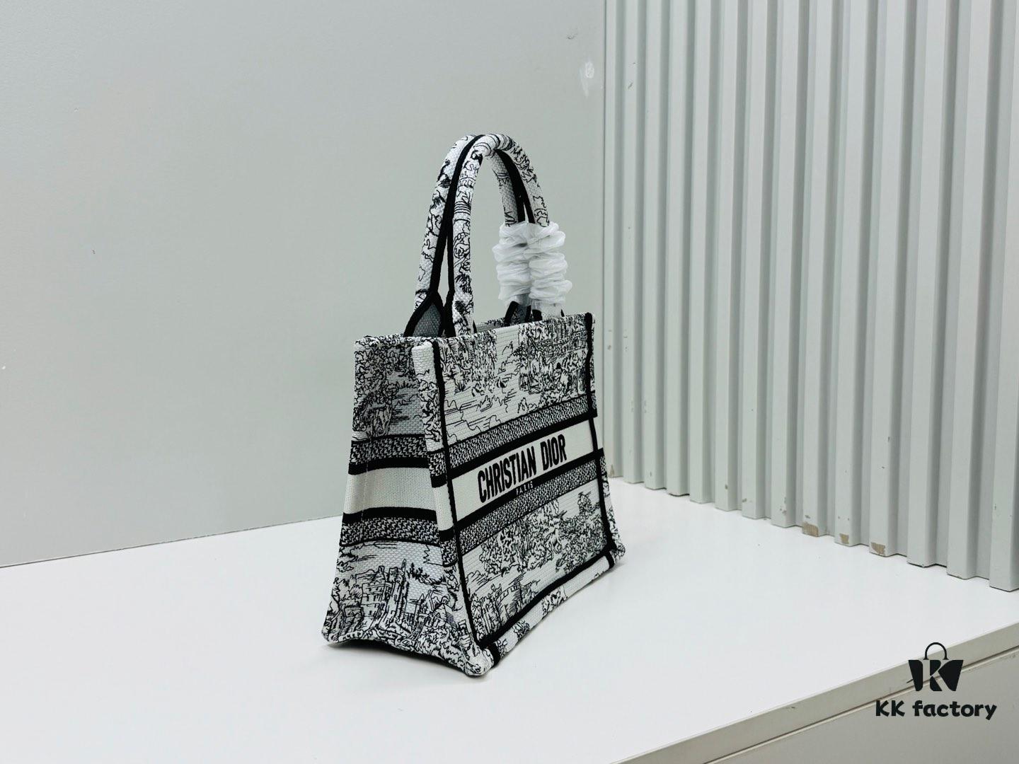 Authentic Thick Fabric Warning  ️ Small Size Book Tote