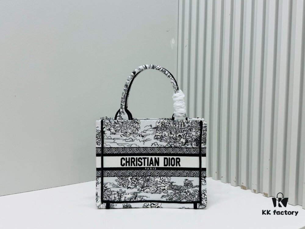 Authentic Thick Fabric Warning  ️ Small Size Book Tote