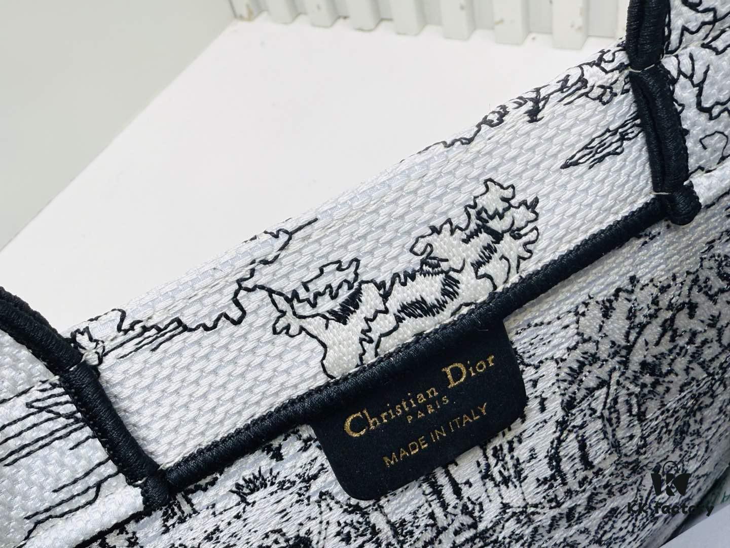 Authentic Thick Fabric Warning  ️ Small Size Book Tote