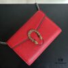 Authentic #With Box - GG Dionysus WOC Chain Mini Handbag / Wallet in Red Full Leather
