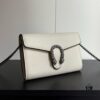 GG Dionysus WOC Chain Mini Handbag / Wallet in White Full Leather - Model No. 401231